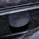 GUCCI Bamboo Hand Bag Leather Black Gold 002 1186 0260 Auth gh1150-17