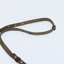 Chloe Etel Hand Bag Leather 2way Beige Gold Auth gh1152-14