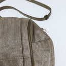 Chloe Etel Hand Bag Leather 2way Beige Gold Auth gh1152-15