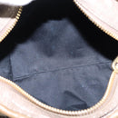 Chloe Etel Hand Bag Leather 2way Beige Gold Auth gh1152-11