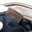 Chloe Etel Hand Bag Leather 2way Beige Gold Auth gh1152-12