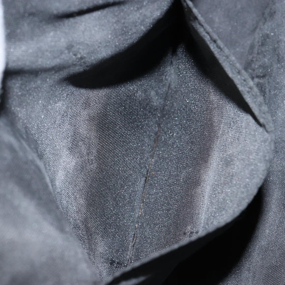 FENDI Zucchino Canvas Hand Bag Black Auth gh1154