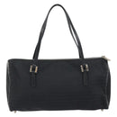 FENDI Zucchino Canvas Hand Bag Black Auth gh1154-2