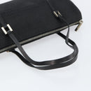 FENDI Zucchino Canvas Hand Bag Black Auth gh1154-7