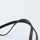 FENDI Zucchino Canvas Hand Bag Black Auth gh1154-8