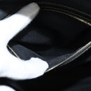 FENDI Pecan Canvas Hand Bag PVC 2way Black Brown Auth gh1157-21