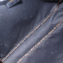 FENDI Shoulder Bag Nylon Black Gold Auth gh1158-10