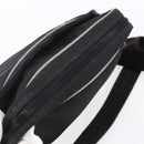 FENDI Shoulder Bag Nylon Black Gold Auth gh1158-6