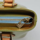 LOUIS VUITTON Monogram Vernis Houston Hand Bag Baby Blue M91005 LV Auth gh116-17