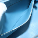 LOUIS VUITTON Monogram Vernis Houston Hand Bag Baby Blue M91005 LV Auth gh116-20