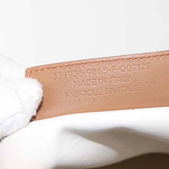 BALENCIAGA Navy Cabas Bag Canvas Leather Light Beige Silver 339936 Auth gh1160