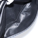 BALLY Quilted Hand Bag Leather Black Gold Auth gh1161-11