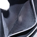 BALLY Quilted Hand Bag Leather Black Gold Auth gh1161-22