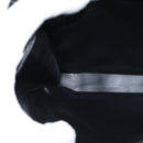 BALLY Quilted Chain Shoulder Bag Leather Black Gold Auth gh1162-20