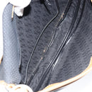 SAINT LAURENT Shoulder Bag Leather Black Gold Auth gh1165-12