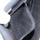 SAINT LAURENT Shoulder Bag Leather Black Gold Auth gh1165-22