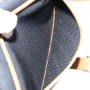 SAINT LAURENT Shoulder Bag Leather Black Gold Auth gh1165-23