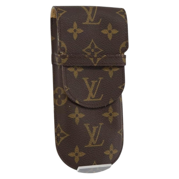 LOUIS VUITTON Monogram Etui Lunette Rabat Glasses Case M62970 LV Auth gh1168