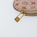 LOUIS VUITTON Monogram Mini Porte Monnaie Ron Coin Purse Red M92462 Auth gh1169-8