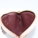 LOUIS VUITTON Monogram Mini Porte Monnaie Ron Coin Purse Red M92462 Auth gh1169-17
