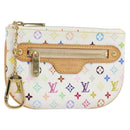 LOUIS VUITTON Monogram Multicolor Pochette MM Pouch White M60028 LV Auth gh1170V-1