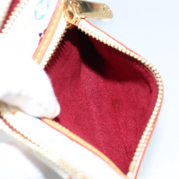 LOUIS VUITTON Monogram Multicolor Pochette MM Pouch White M60028 LV Auth gh1170V