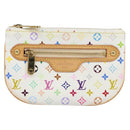 LOUIS VUITTON Monogram Multicolor Pochette MM Pouch White M60028 LV Auth gh1170V-13
