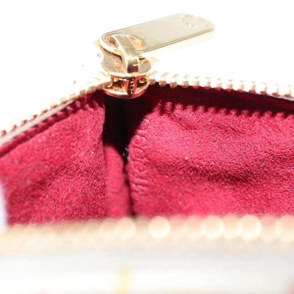 LOUIS VUITTON Monogram Multicolor Pochette MM Pouch White M60028 LV Auth gh1170V