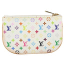LOUIS VUITTON Monogram Multicolor Pochette MM Pouch White M60028 LV Auth gh1170V-2