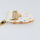 LOUIS VUITTON Monogram Multicolor Pochette MM Pouch White M60028 LV Auth gh1170V-4