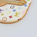LOUIS VUITTON Monogram Multicolor Pochette MM Pouch White M60028 LV Auth gh1170V-7