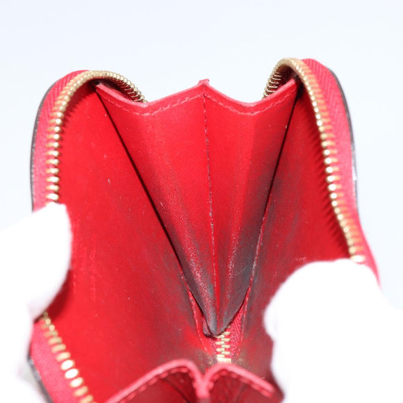 LOUIS VUITTON Sweet Monogram Porte Monnaie Coeur Pink M90133 Auth gh1171