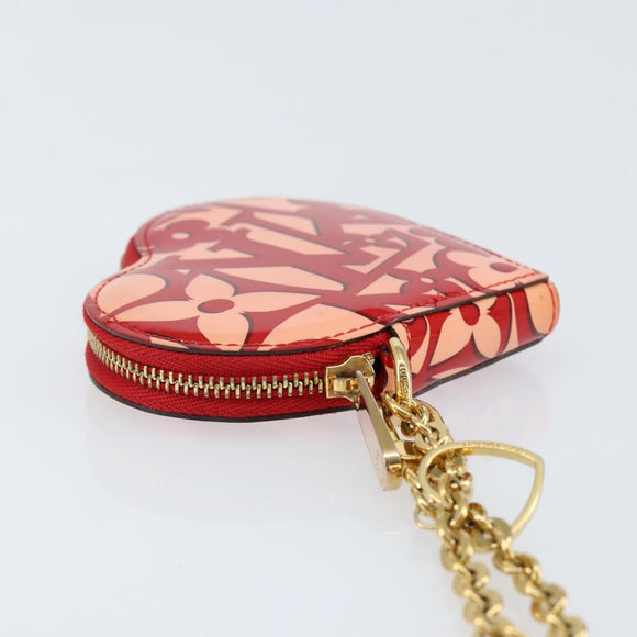 LOUIS VUITTON Sweet Monogram Porte Monnaie Coeur Pink M90133 Auth gh1171