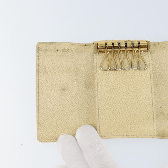 LOUIS VUITTON Damier Azur Multicles 6 Key Case N61745 LV Auth gh1172