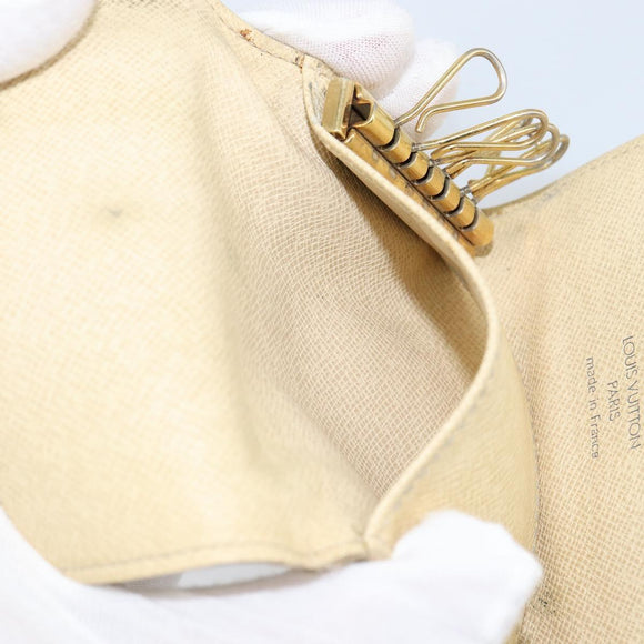 LOUIS VUITTON Damier Azur Multicles 6 Key Case N61745 LV Auth gh1172