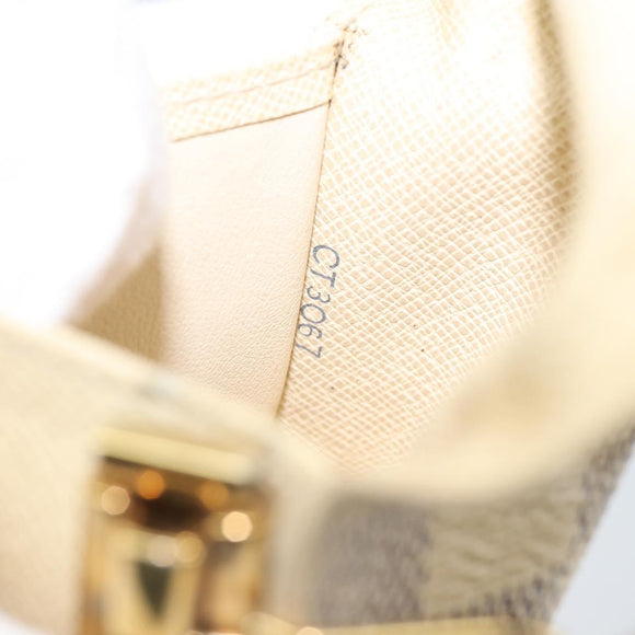 LOUIS VUITTON Damier Azur Multicles 6 Key Case N61745 LV Auth gh1172