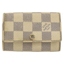 LOUIS VUITTON Damier Azur Multicles 6 Key Case N61745 LV Auth gh1172-13