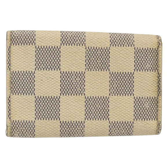 LOUIS VUITTON Damier Azur Multicles 6 Key Case N61745 LV Auth gh1172