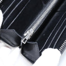 LOEWE Anagram Long Wallet Leather Blue Silver Auth gh1176-19