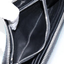 LOEWE Anagram Long Wallet Leather Blue Silver Auth gh1176-11