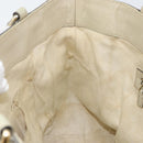 GUCCI GG Canvas Web Sherry Line Tote Bag Beige Gold 257061 Auth gh1178-21