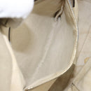 GUCCI GG Canvas Web Sherry Line Tote Bag Beige Gold 257061 Auth gh1178-22