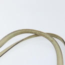 GUCCI GG Canvas Web Sherry Line Tote Bag Beige Gold 257061 Auth gh1178-8