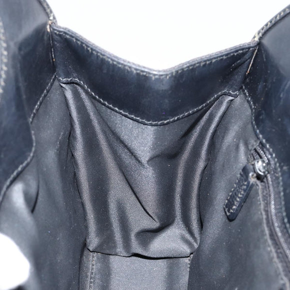 GUCCI GG Canvas Jackie Shoulder Bag Black Silver 002 1068 Auth gh1179