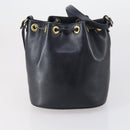 Chloe HUNTING WORLD Bag Leather 2 Set Navy Brown Auth gh1181-13