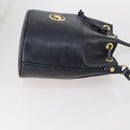 Chloe HUNTING WORLD Bag Leather 2 Set Navy Brown Auth gh1181-14