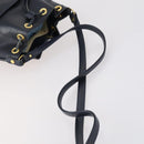 Chloe HUNTING WORLD Bag Leather 2 Set Navy Brown Auth gh1181-15