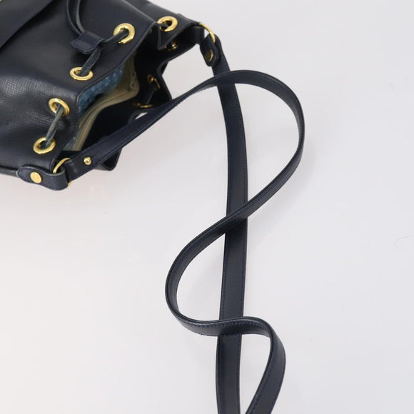 Chloe HUNTING WORLD Bag Leather 2 Set Navy Brown Auth gh1181