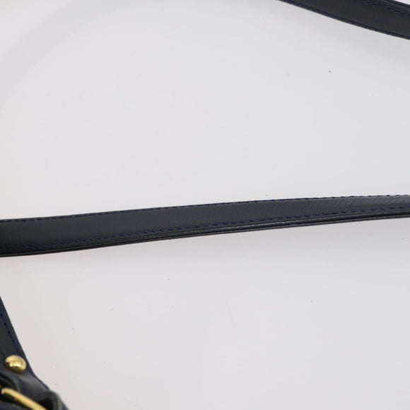 Chloe HUNTING WORLD Bag Leather 2 Set Navy Brown Auth gh1181