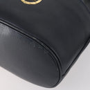 Chloe HUNTING WORLD Bag Leather 2 Set Navy Brown Auth gh1181-18